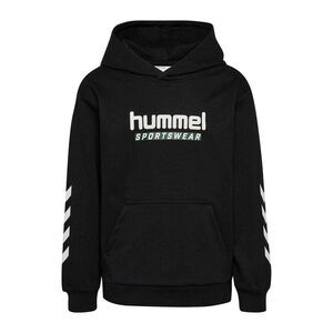 Hummel Childrens/Kids Logo Hoodie / Black/White